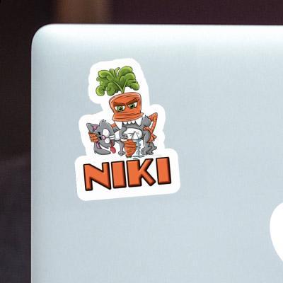 Sticker Monster Carrot Niki Notebook Image