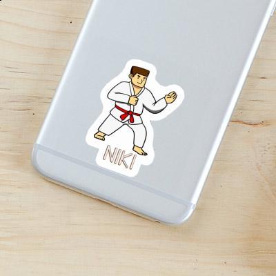 Sticker Karateka Niki Gift package Image