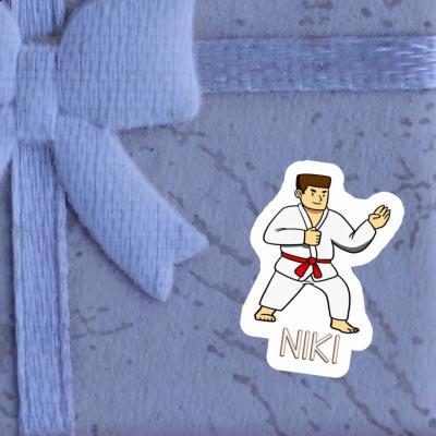 Sticker Karateka Niki Laptop Image