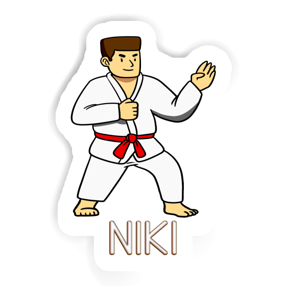 Sticker Karateka Niki Notebook Image