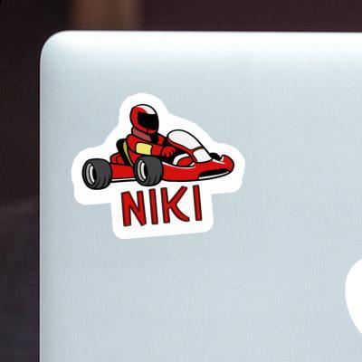 Sticker Niki Kart Driver Notebook Image