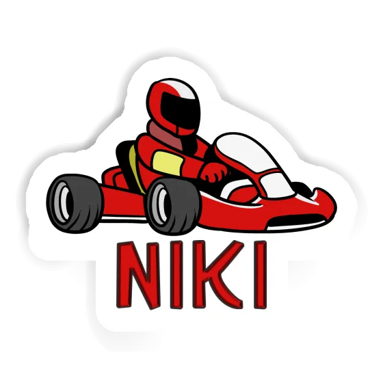 Sticker Niki Kart Driver Gift package Image