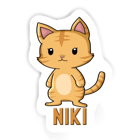 Sticker Niki Cat Notebook Image