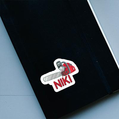 Sticker Niki Chainsaw Notebook Image