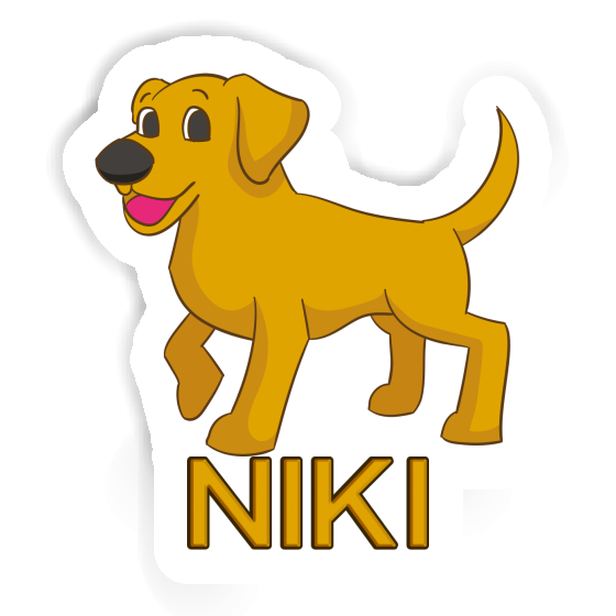 Labrador Sticker Niki Notebook Image