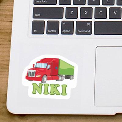 Sticker Niki Truck Gift package Image