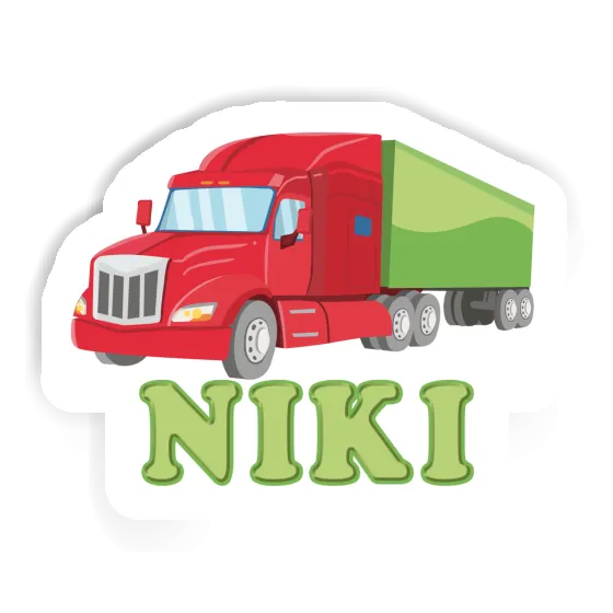 Sticker Niki Truck Gift package Image