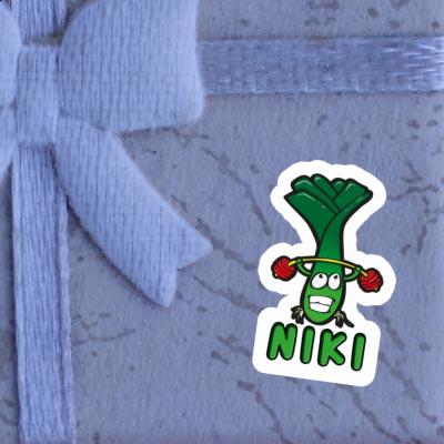 Niki Sticker Weightlifter Image