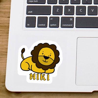 Niki Autocollant Lion Notebook Image