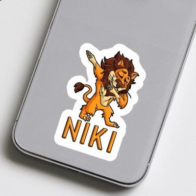 Lion Autocollant Niki Notebook Image