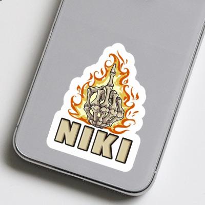 Sticker Niki Middlefinger Image