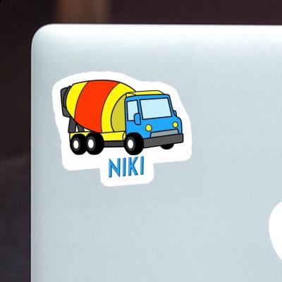 Mixer Truck Sticker Niki Notebook Image