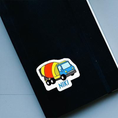 Mixer Truck Sticker Niki Gift package Image