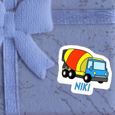 Camion malaxeur Autocollant Niki Gift package Image