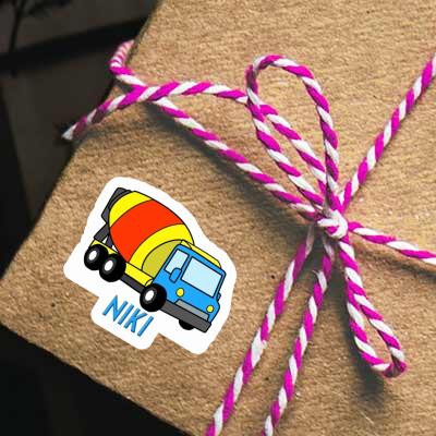 Mixer Truck Sticker Niki Image