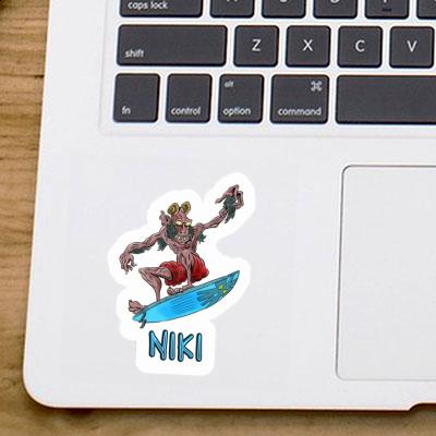 Niki Aufkleber Surfer Laptop Image