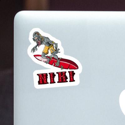 Sticker Surfer Niki Notebook Image