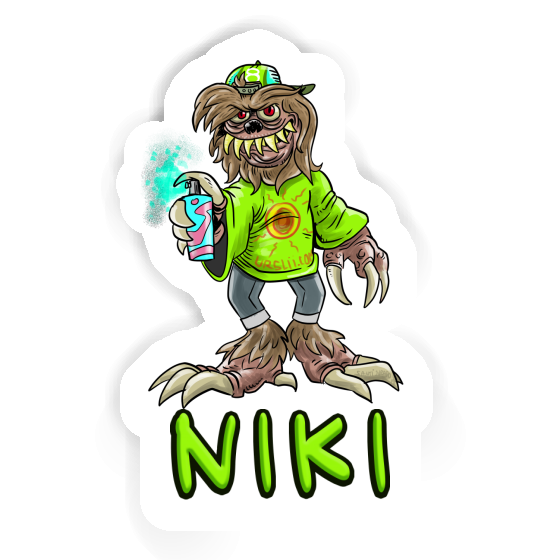 Niki Sticker Sprayer Notebook Image