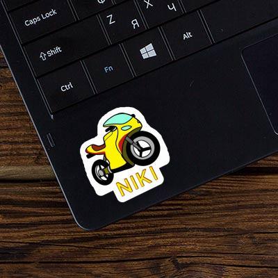 Sticker Niki Motorcycle Notebook Image