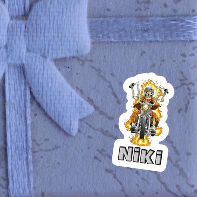 Sticker Niki Motorradfahrer Image