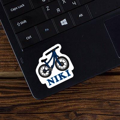 Mountain Bike Sticker Niki Notebook Image