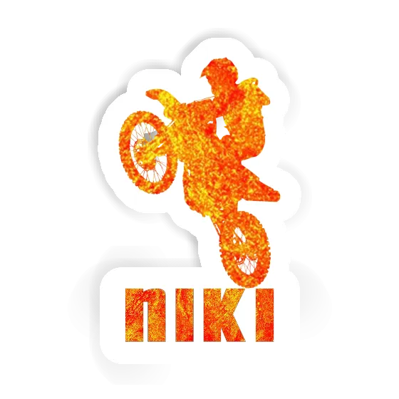 Sticker Motocross Rider Niki Gift package Image