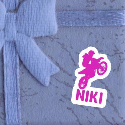 Sticker Motocross Rider Niki Image