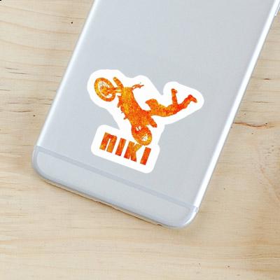 Niki Sticker Motocross Jumper Notebook Image