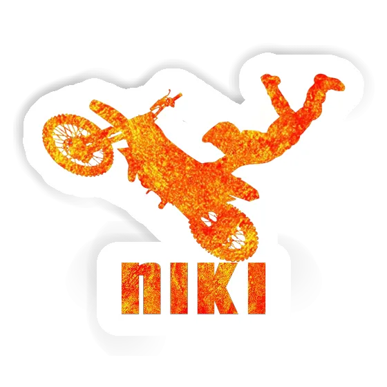 Niki Sticker Motocross-Fahrer Image