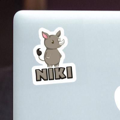 Niki Sticker Rhinoceros Notebook Image