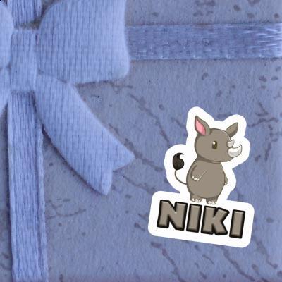 Niki Sticker Rhinoceros Gift package Image