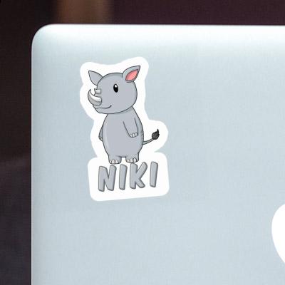 Sticker Niki Rhinoceros Notebook Image