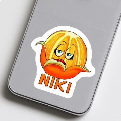 Sticker Orange Niki Gift package Image