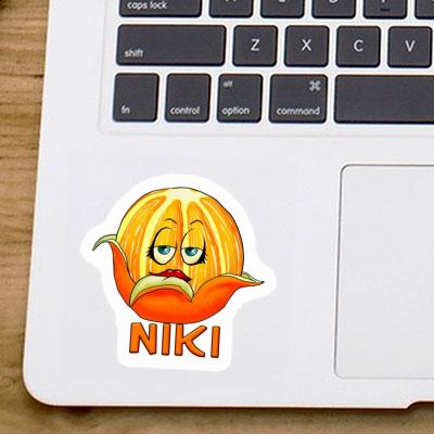 Sticker Orange Niki Gift package Image