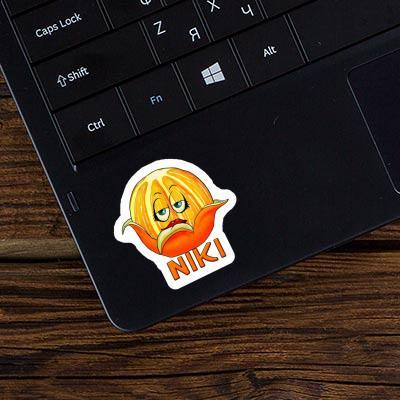 Sticker Orange Niki Laptop Image