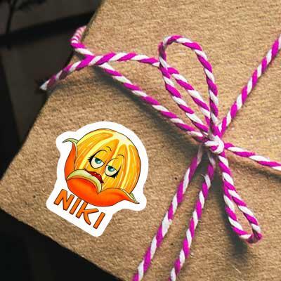 Sticker Orange Niki Gift package Image