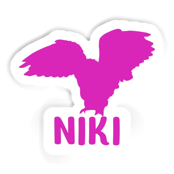 Sticker Niki Owl Laptop Image