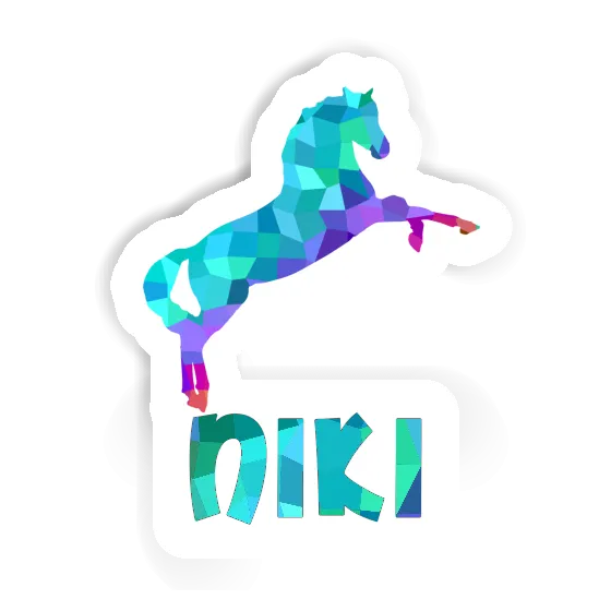 Niki Sticker Horse Notebook Image