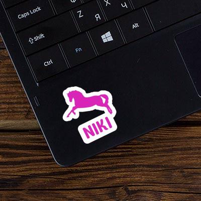 Horse Sticker Niki Laptop Image