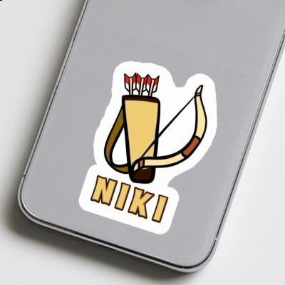 Sticker Pfeilbogen Niki Notebook Image