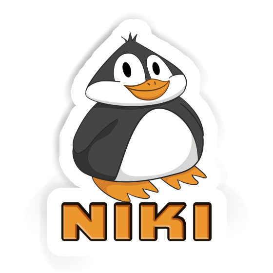 Aufkleber Pinguin Niki Laptop Image