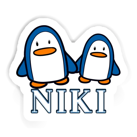 Penguin Sticker Niki Notebook Image