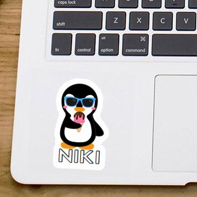 Pingouin Autocollant Niki Notebook Image