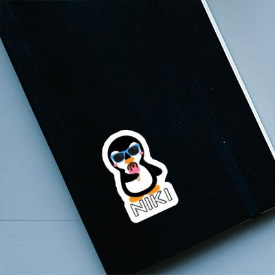 Penguin Sticker Niki Notebook Image