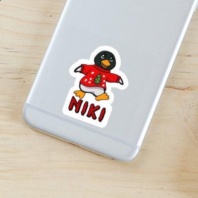 Niki Sticker Christmas Penguin Image