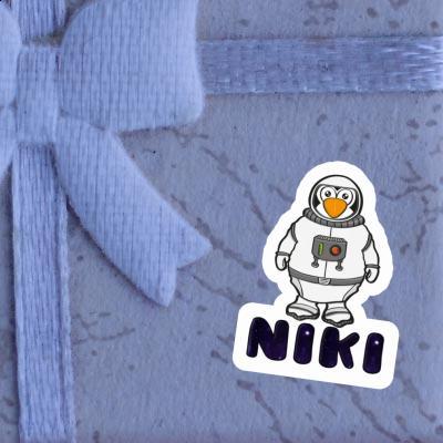 Astronaut Aufkleber Niki Gift package Image