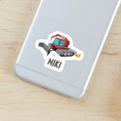 Sticker Snowcat Niki Laptop Image