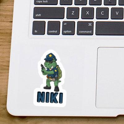 Niki Sticker Polizist Notebook Image