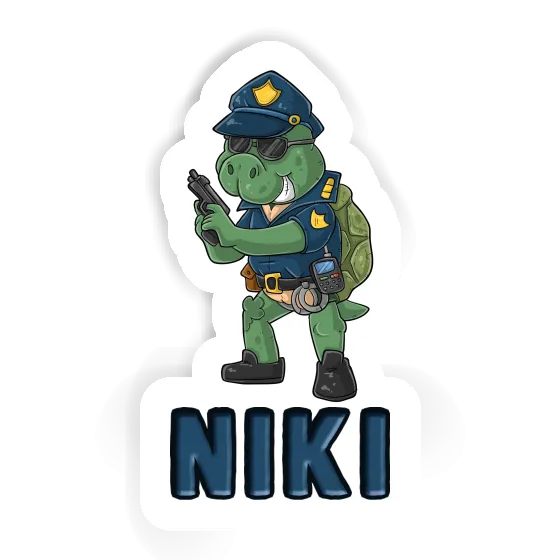 Officer Sticker Niki Laptop Image