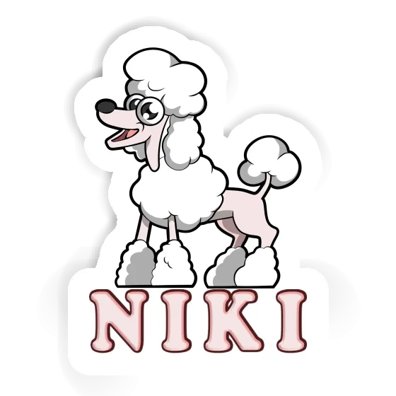 Niki Sticker Poodle Notebook Image